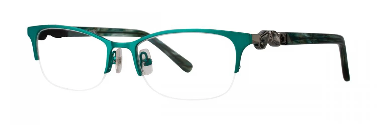 Vera Wang Nedaj Eyeglasses Green 50mm Women