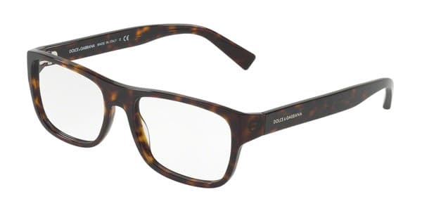 Dolce &amp; Gabbana DG3276 502 Eyeglasses Brown 54mm Unisex