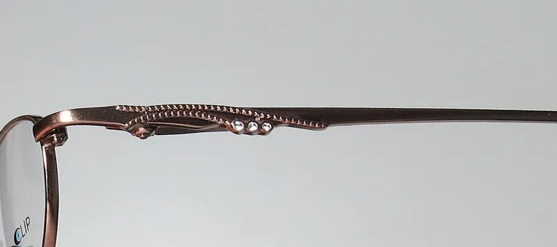 Elite Eyewear Intelli Clip 750 pink Eyeglasses Brownish Pink 47mm 7