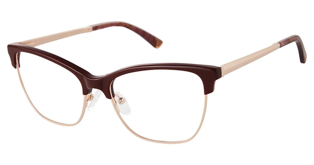 Ann Taylor AT349 C02 Eyeglasses Mulberry/rose 54mm Women