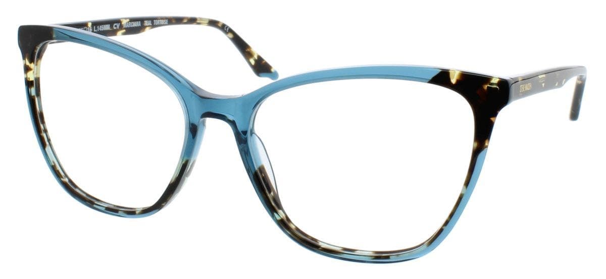 Steve Madden Marciana Eyeglasses Teal Tortoise 55mm Women