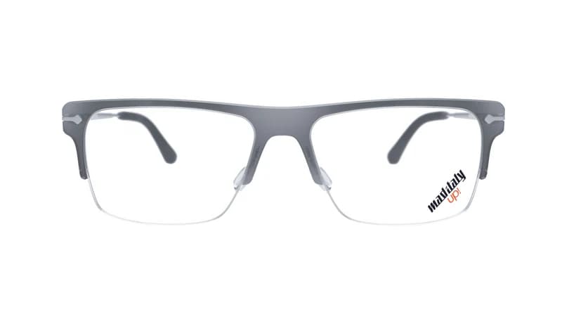 Mad in Italy Don Carlo F02 Eyeglasses Light Slate Gray 54mm Men 2