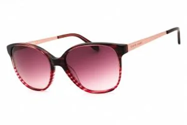Draper James DJ7005 604 Sunglasses Merlot Stripe 55mm