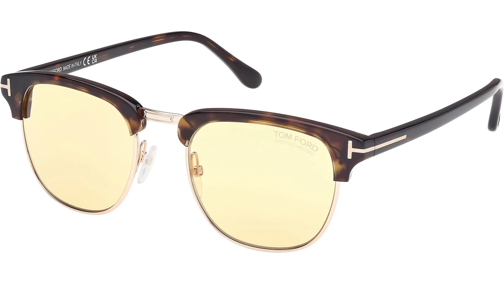 Tom Ford FT0248 52E Sunglasses Dark Havana 51mm Men