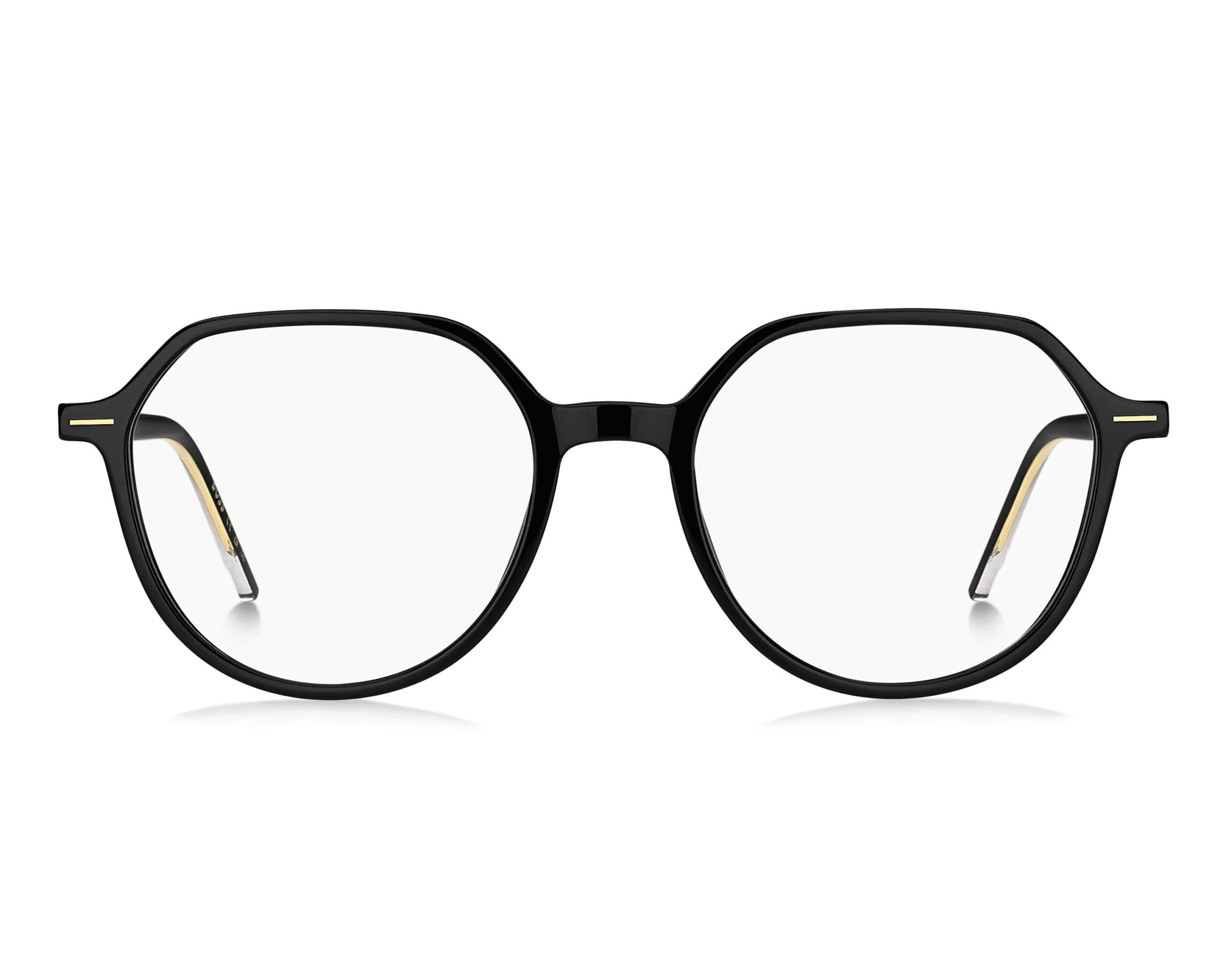 HUGO BOSS 1588 07C5 00 Eyeglasses Black Crystal 51mm Women 2