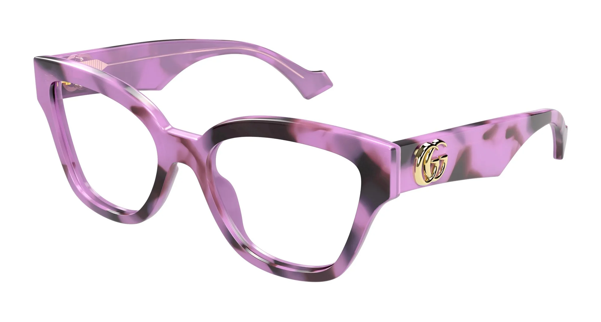 Gucci GG1424O 009 Eyeglasses Violet 50mm Women