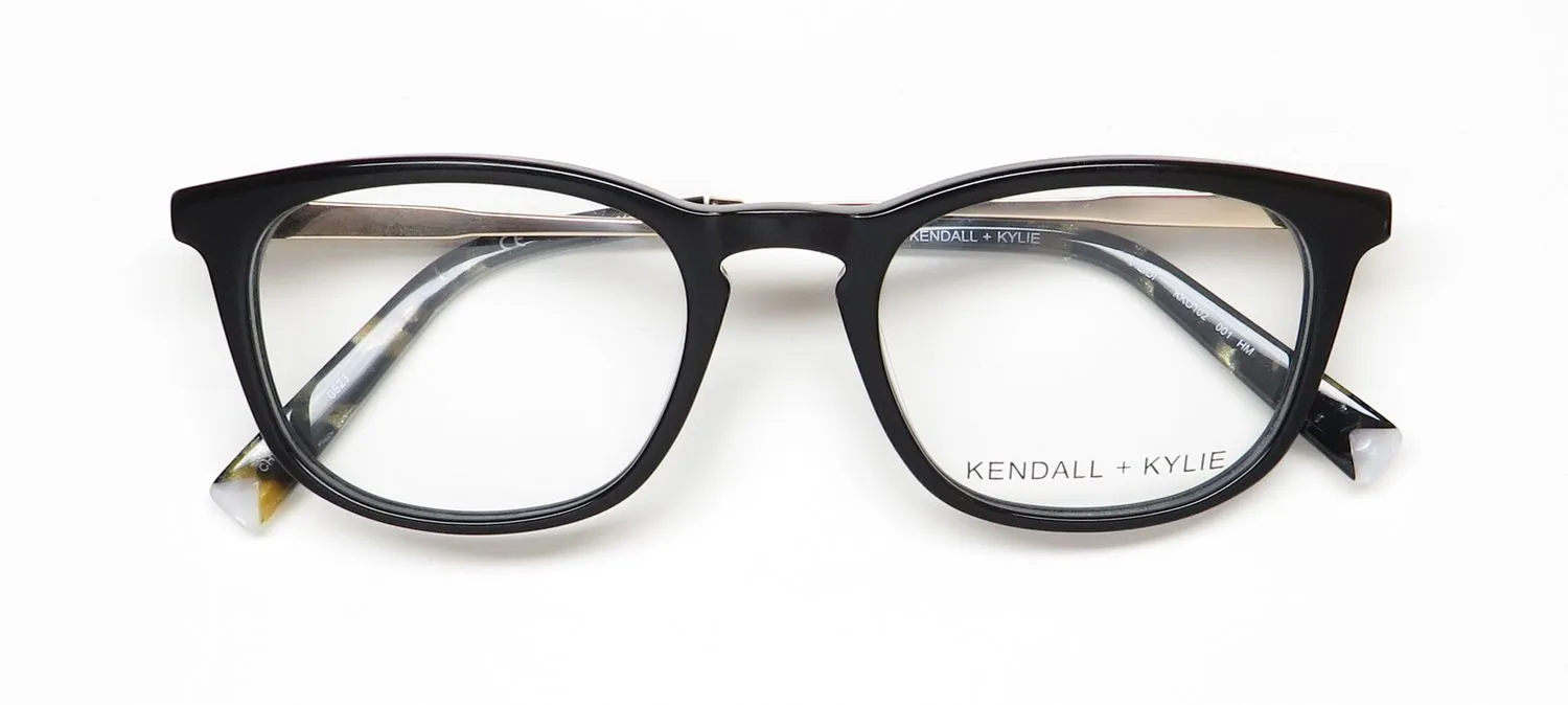 Kendall + Kylie Kko102 Heidi 001 Eyeglasses Black 50mm 2
