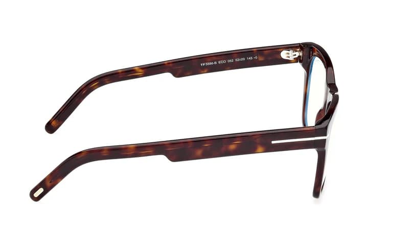 Tom Ford FT5886B 052 Eyeglasses Dark Havana 52mm Men 5