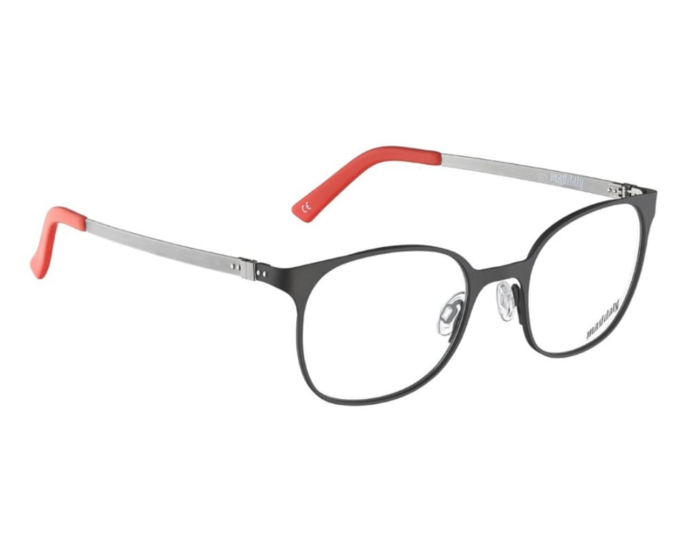 Mad in Italy Tione N04 Eyeglasses Black Silver 49mm Women