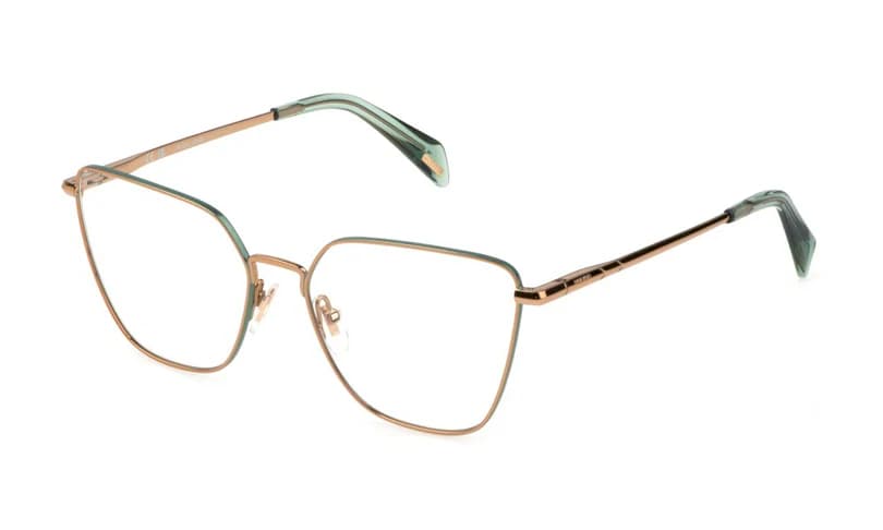 Police VPLL30M 02AM Eyeglasses Shiny Copper Gold 55mm Women