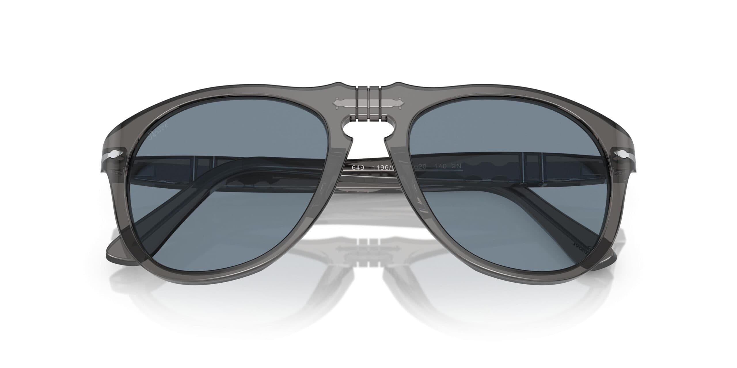 Persol PO0649 119656 Sunglasses Striped Brown 54mm Men 6