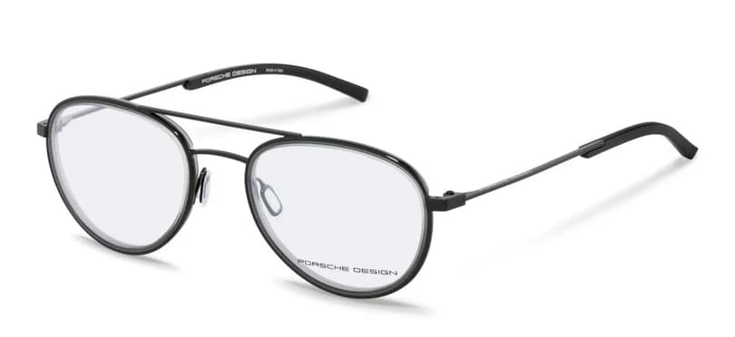 Porsche Design P8366 A Eyeglasses Black 53mm Men