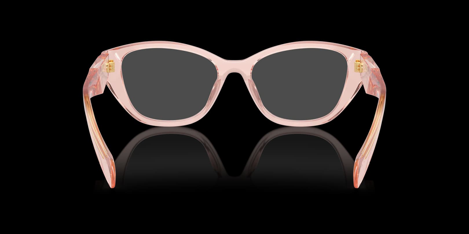 Prada 0PR 21ZV 19Q1O1 Eyeglasses Transparent Peach 53mm Women 4