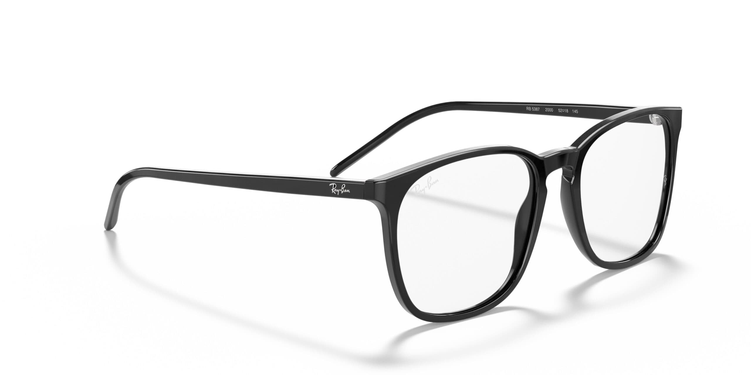 Ray-Ban RB5387 2000 Eyeglasses Black 54mm Unisex 5