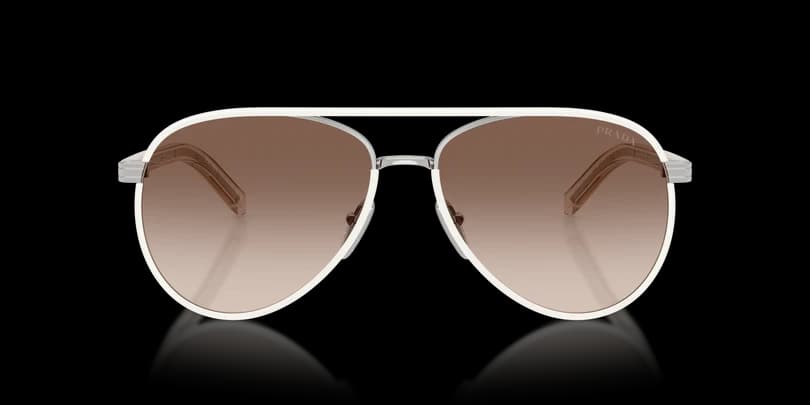 Prada 0PR B57S 23E10S Sunglasses White 56mm Unisex 2