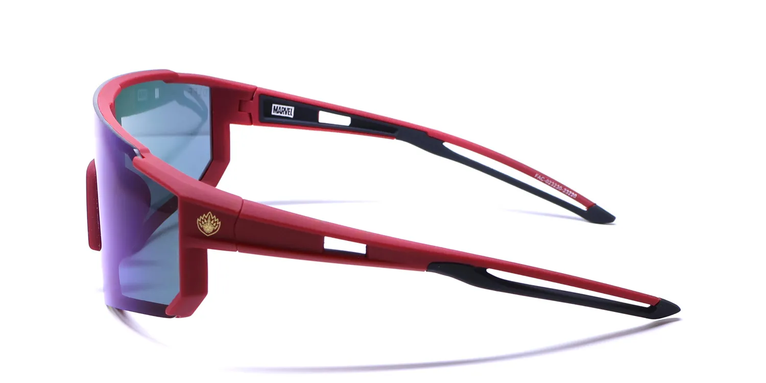 Diff 0615 Team Suit Guardians Of The Galaxy rdbup Sunglasses Red 99mm Unisex 4