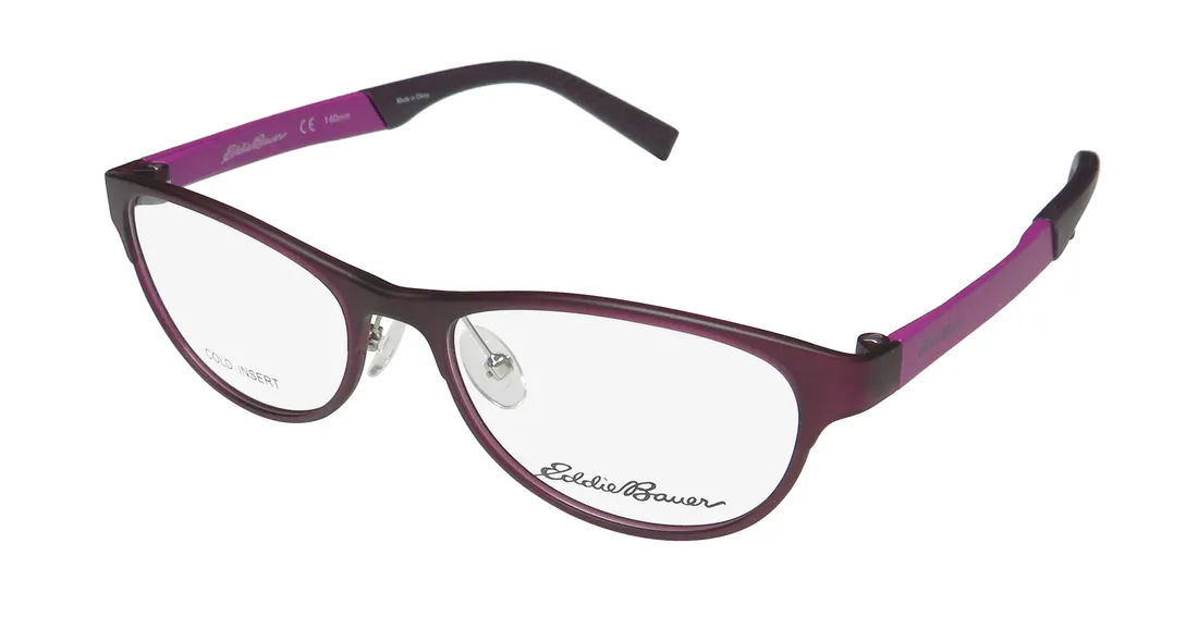 Eddie Bauer 32200 pu Eyeglasses Purple 51mm