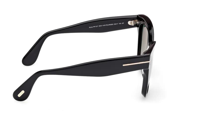 Tom Ford FT1217 01R Sunglasses Shiny Black 55mm Women 5
