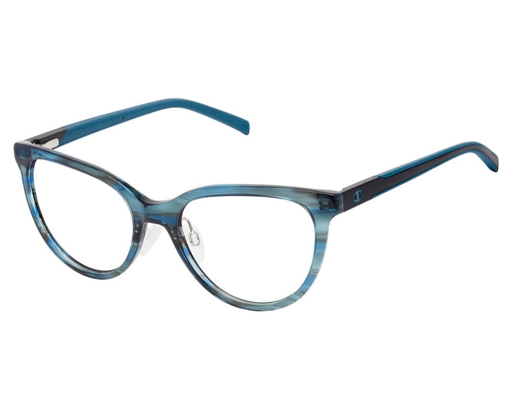 Champion WCFIT 201 C03 Eyeglasses Teal Horn 52mm Women