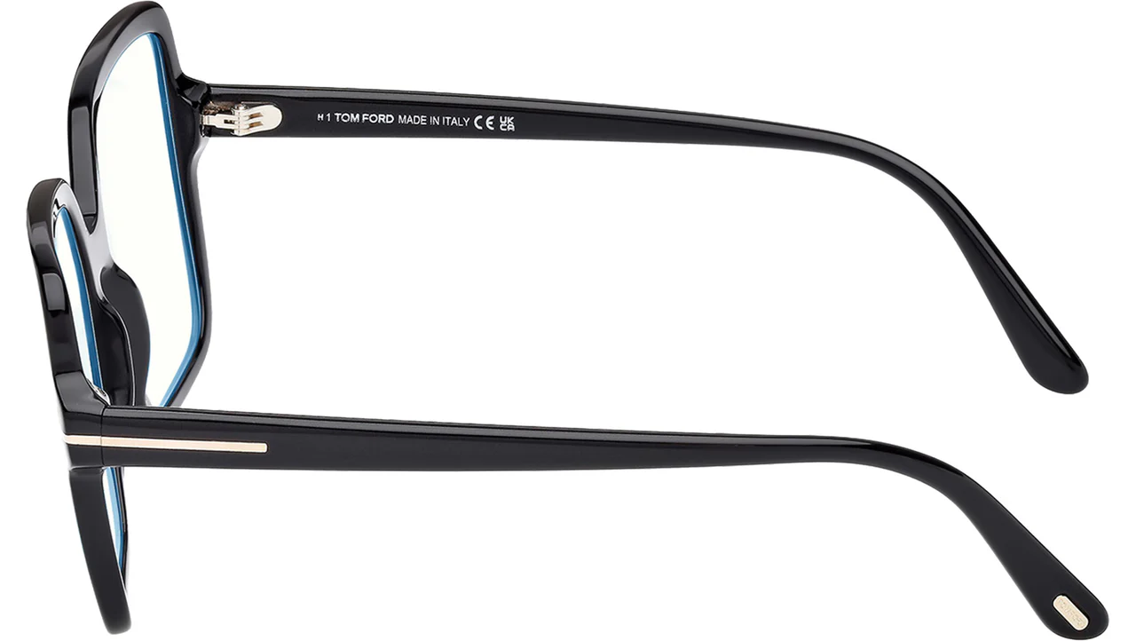 Tom Ford FT6063B 001 Eyeglasses Shiny Black 56mm Women 4