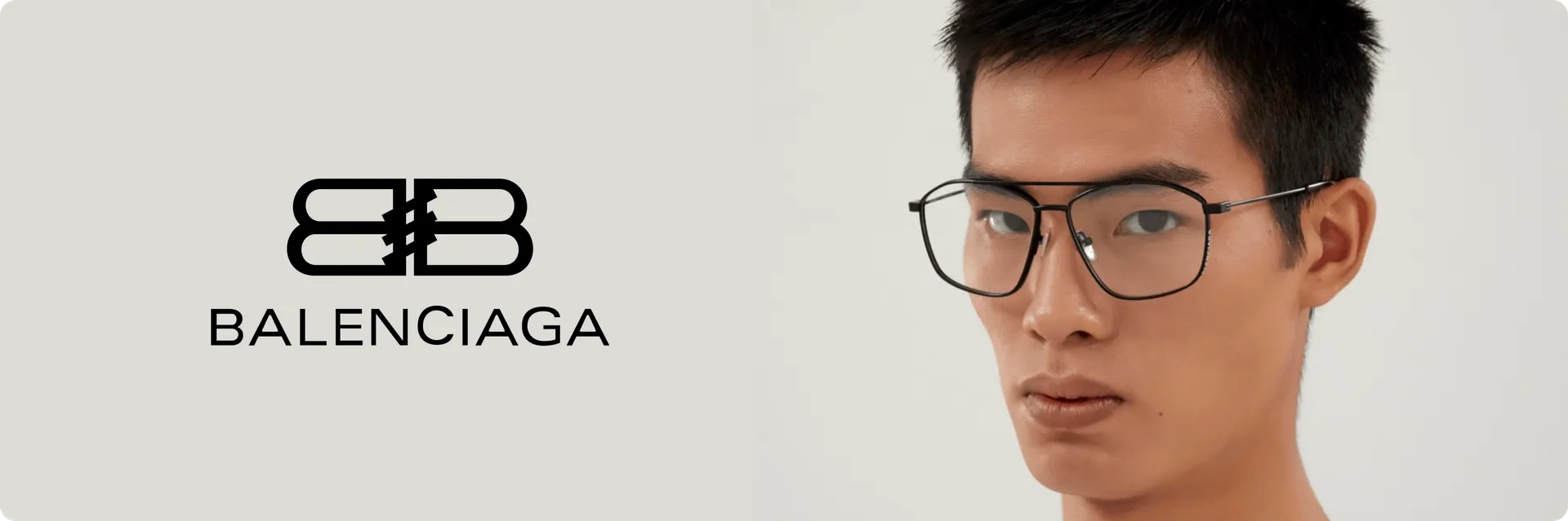 Balenciaga eyeglasses campaign photo