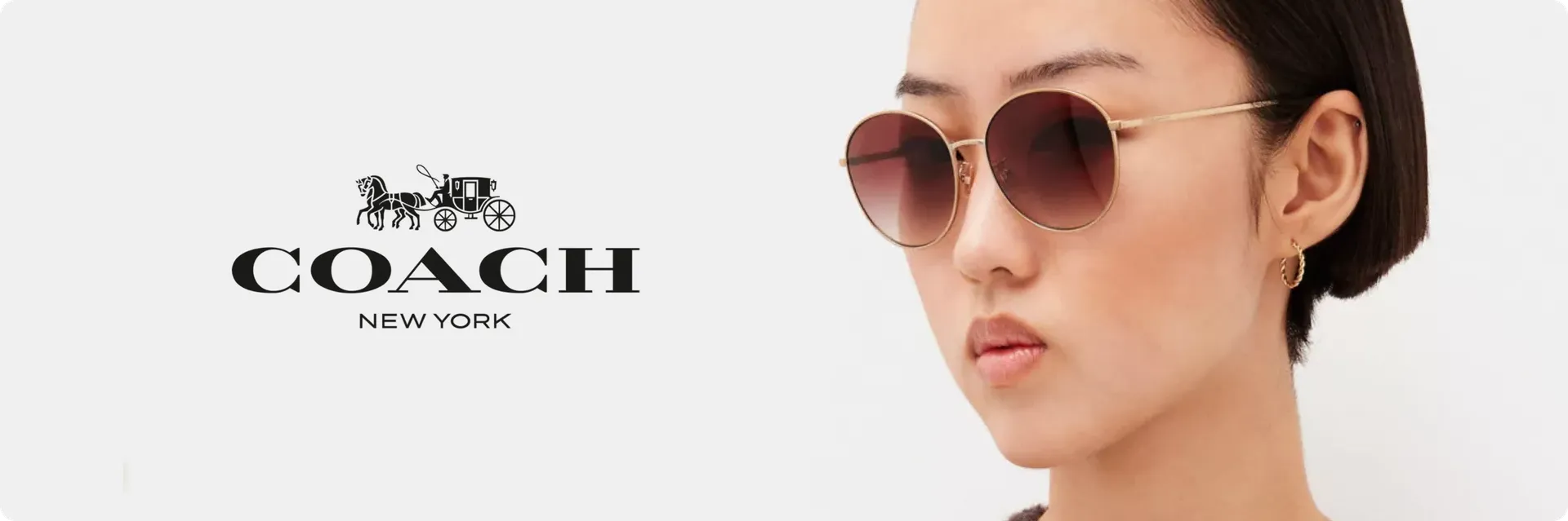 Coach sunglasses campaign photo