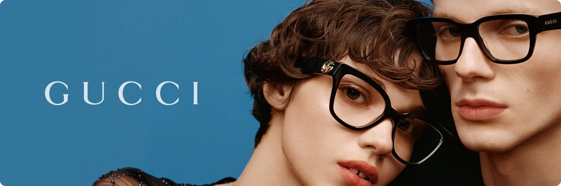 Gucci eyeglasses campaign photo