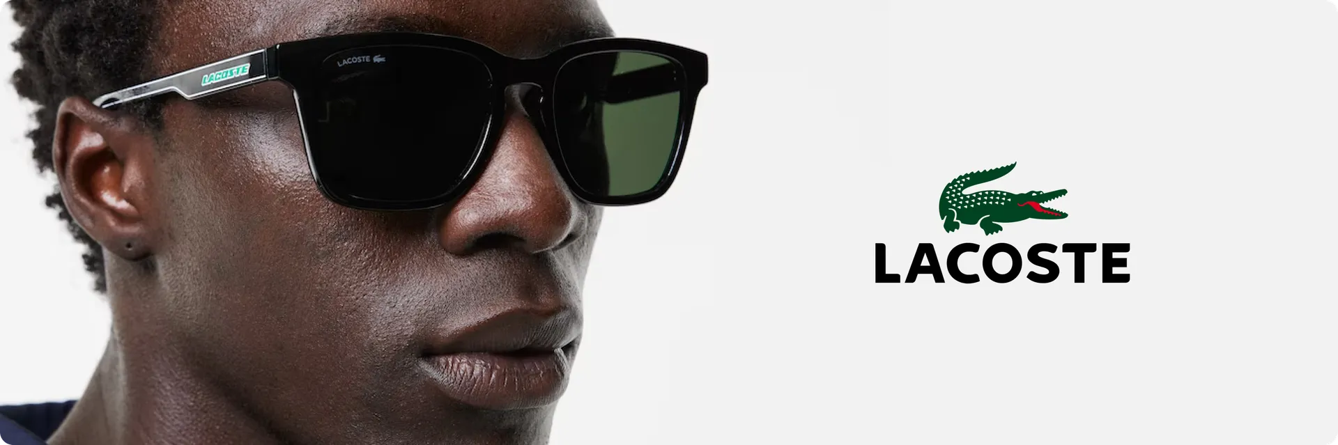 Lacoste sunglasses campaign photo