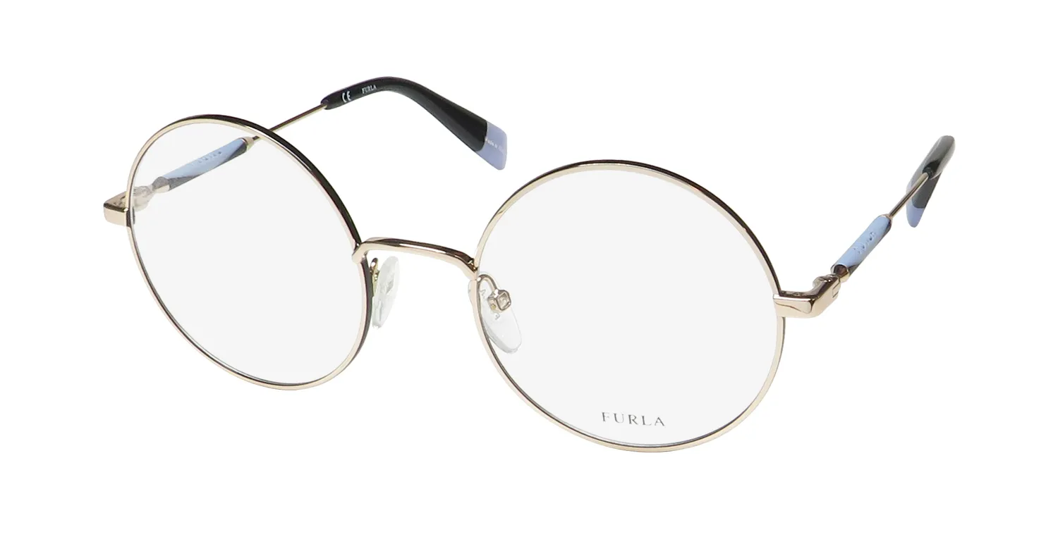 Furla Vfu310 0301 Eyeglasses Gold 50mm
