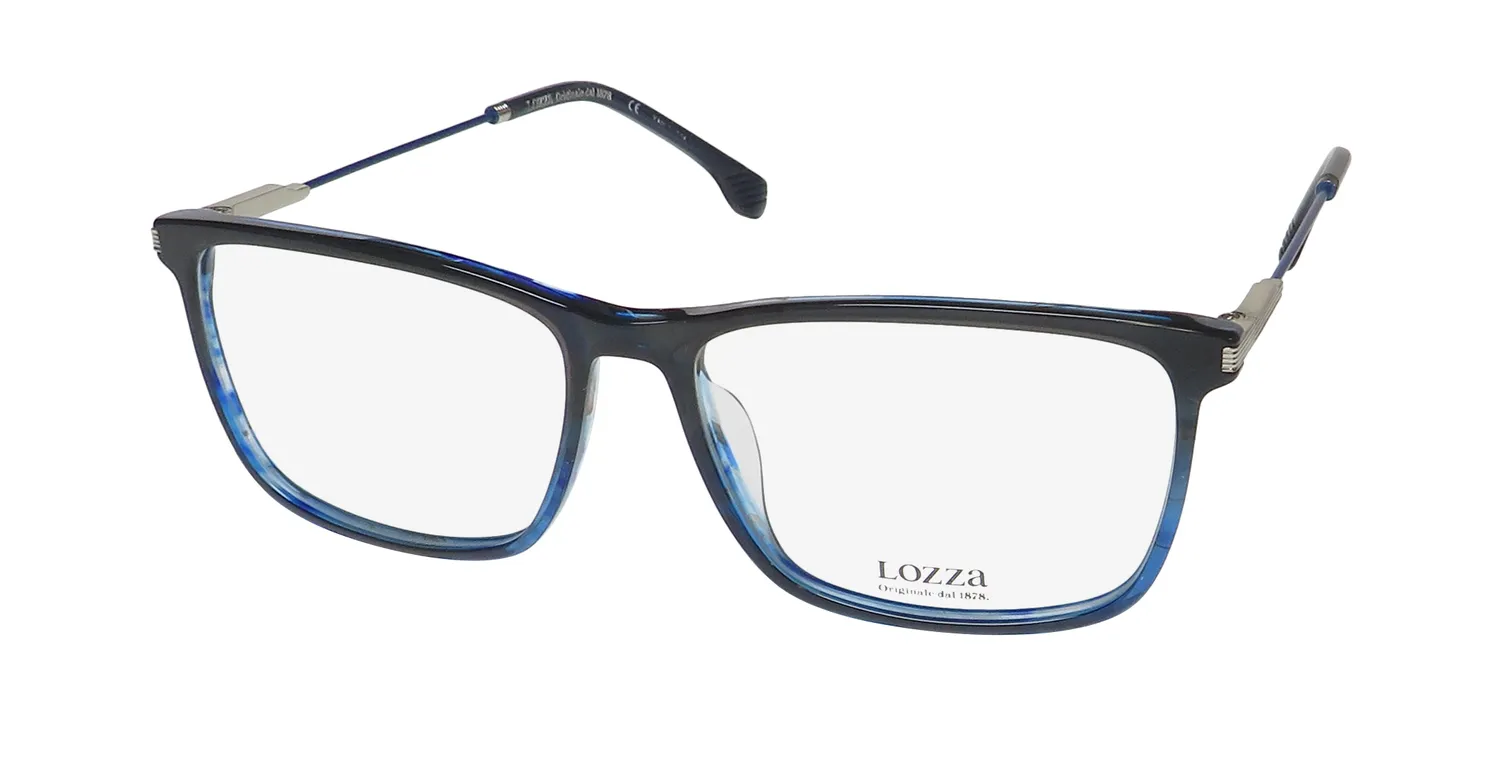 Lozza Vl4212 06x8 Eyeglasses Blue 56mm