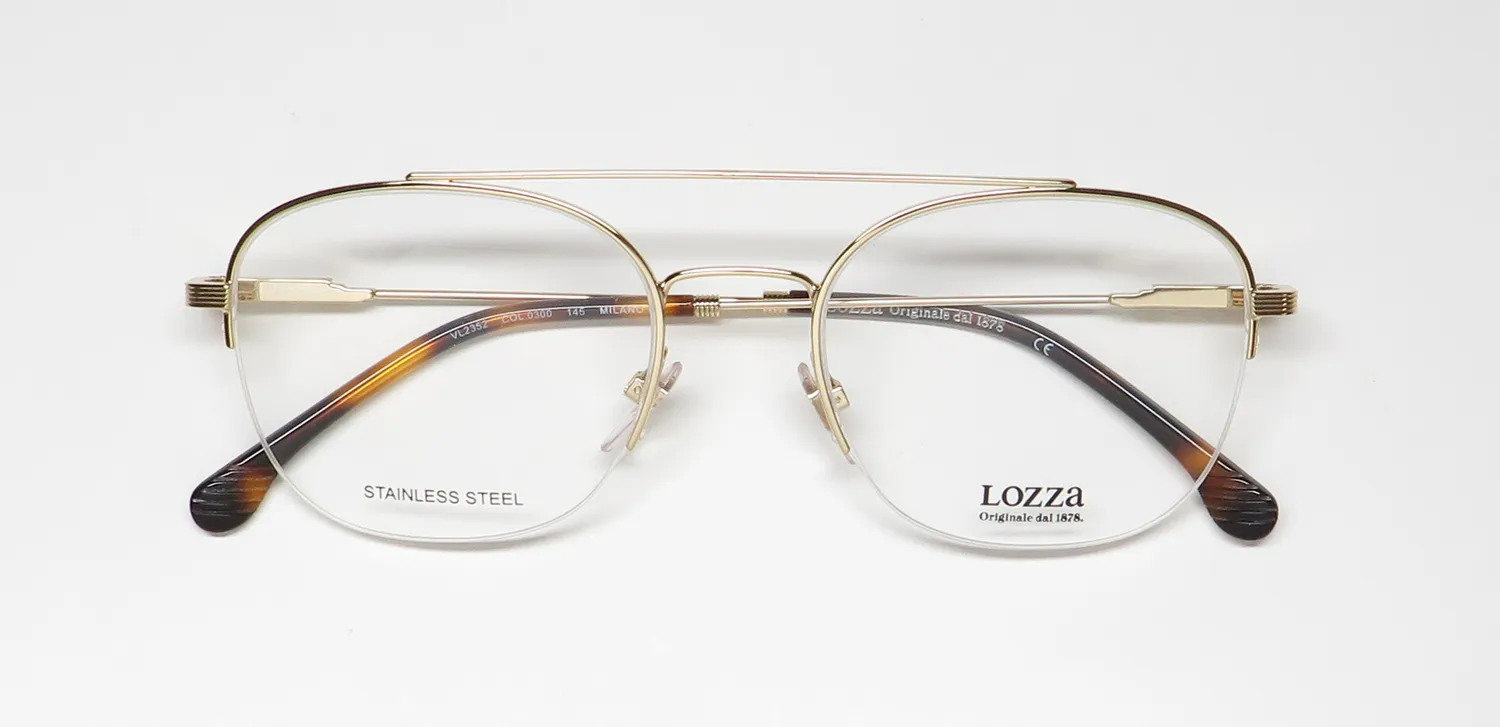 Lozza Vl2352 0300 Eyeglasses Gold 53mm 2