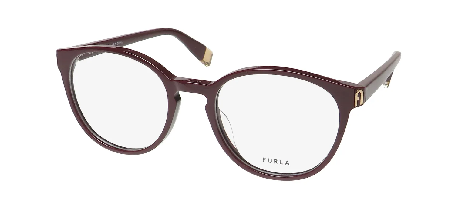 Furla Vfu393 0g96 Eyeglasses Burgundy 50mm