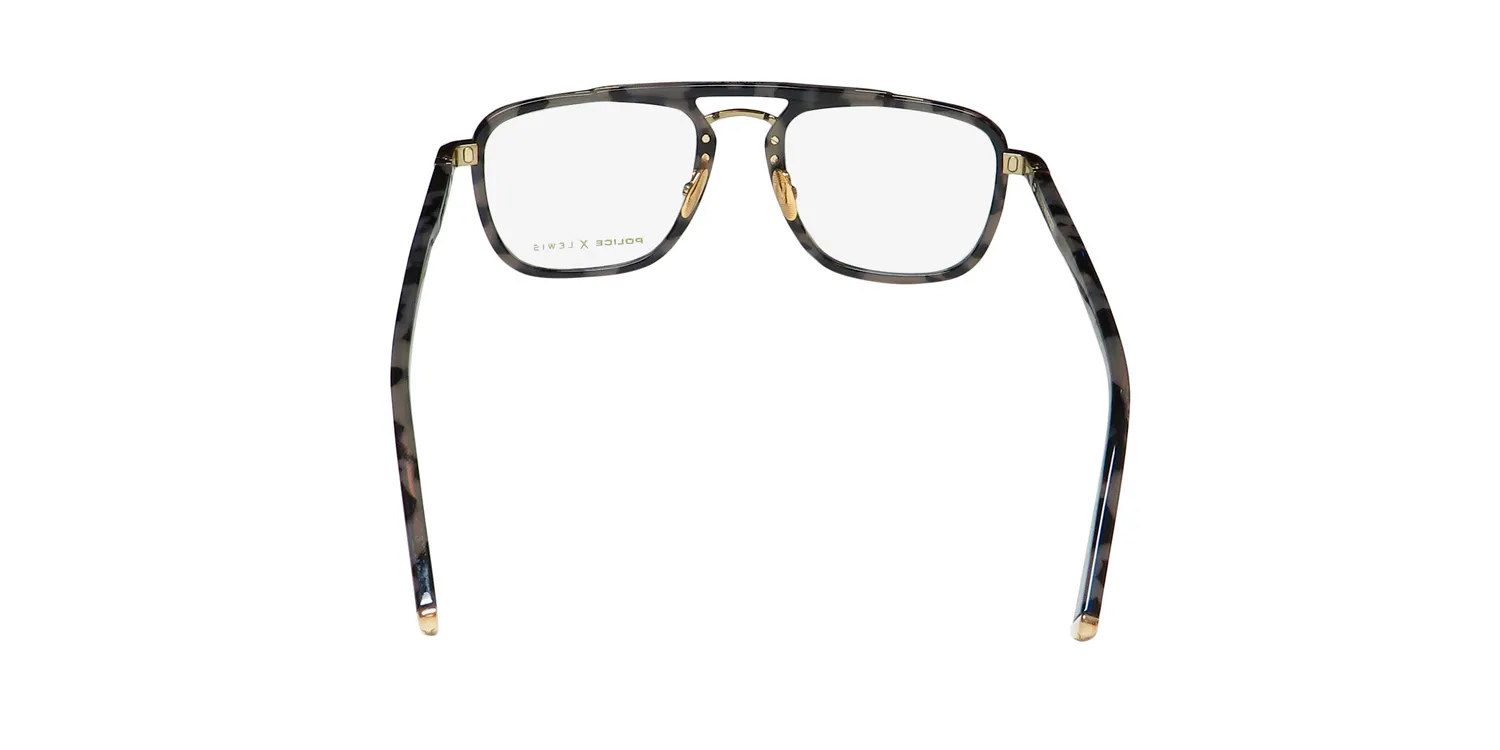 Police Lewis Hamilton 14 Vplb30 08ff Eyeglasses Gray Tortoise 51mm 5