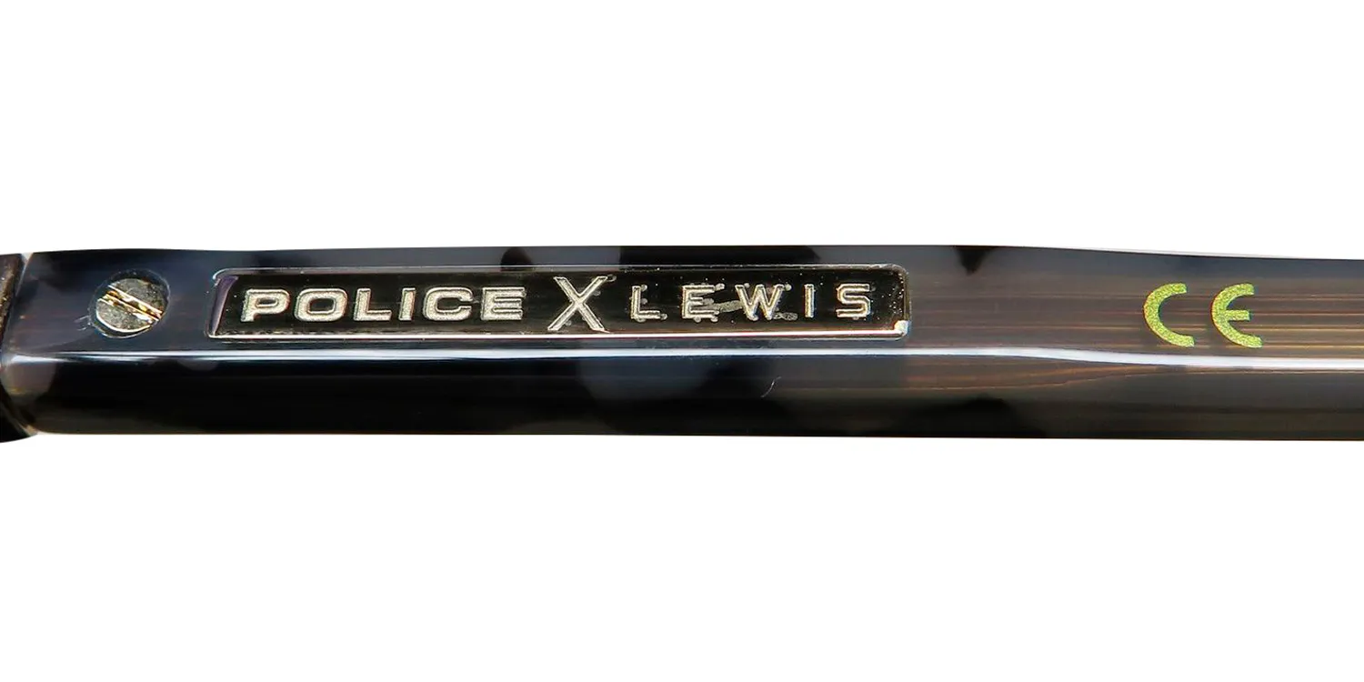 Police Lewis Hamilton 14 Vplb30 08ff Eyeglasses Gray Tortoise 51mm 7
