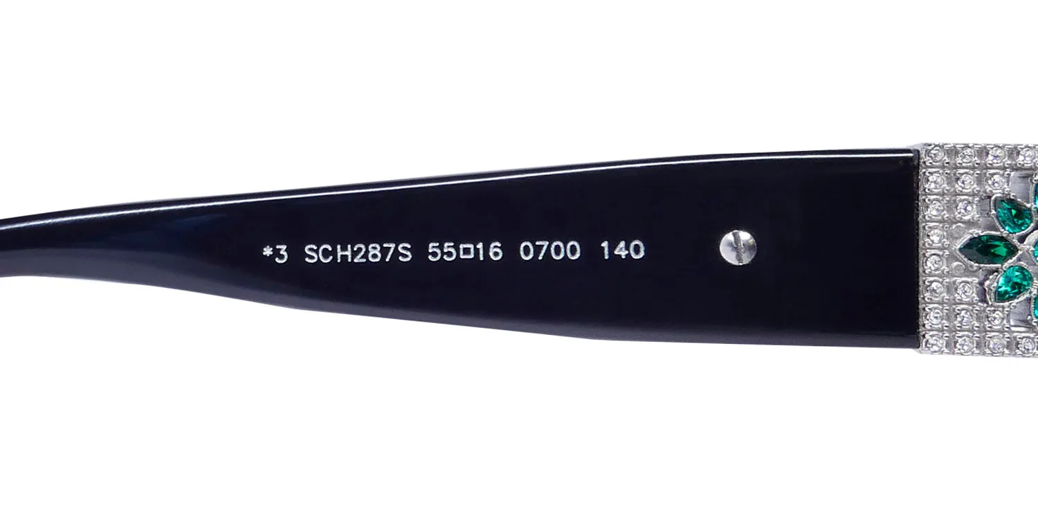 Chopard Sch287s 0700 Sunglasses Black 55mm 8
