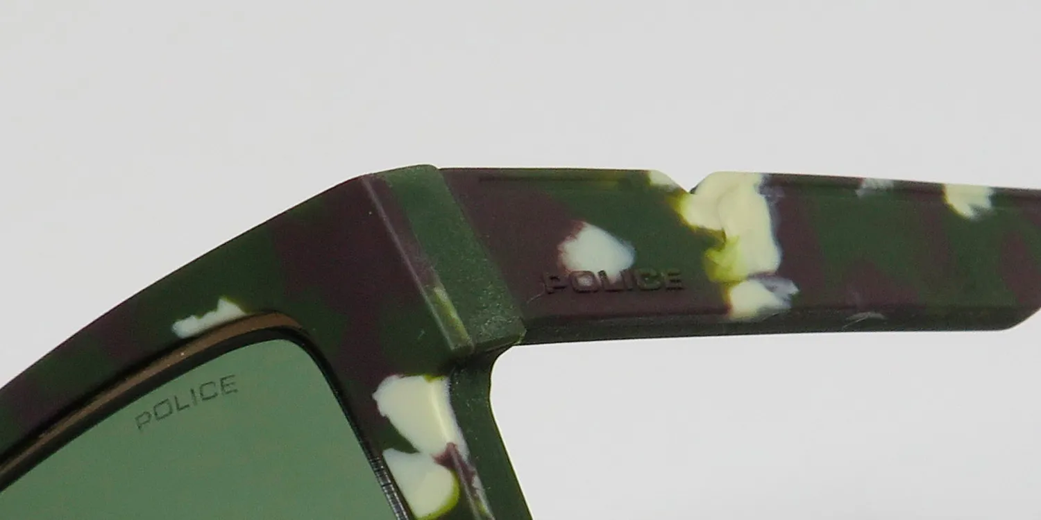 Police Lewis Hamilton 23 Splc51 xajv Sunglasses Green 99mm 6