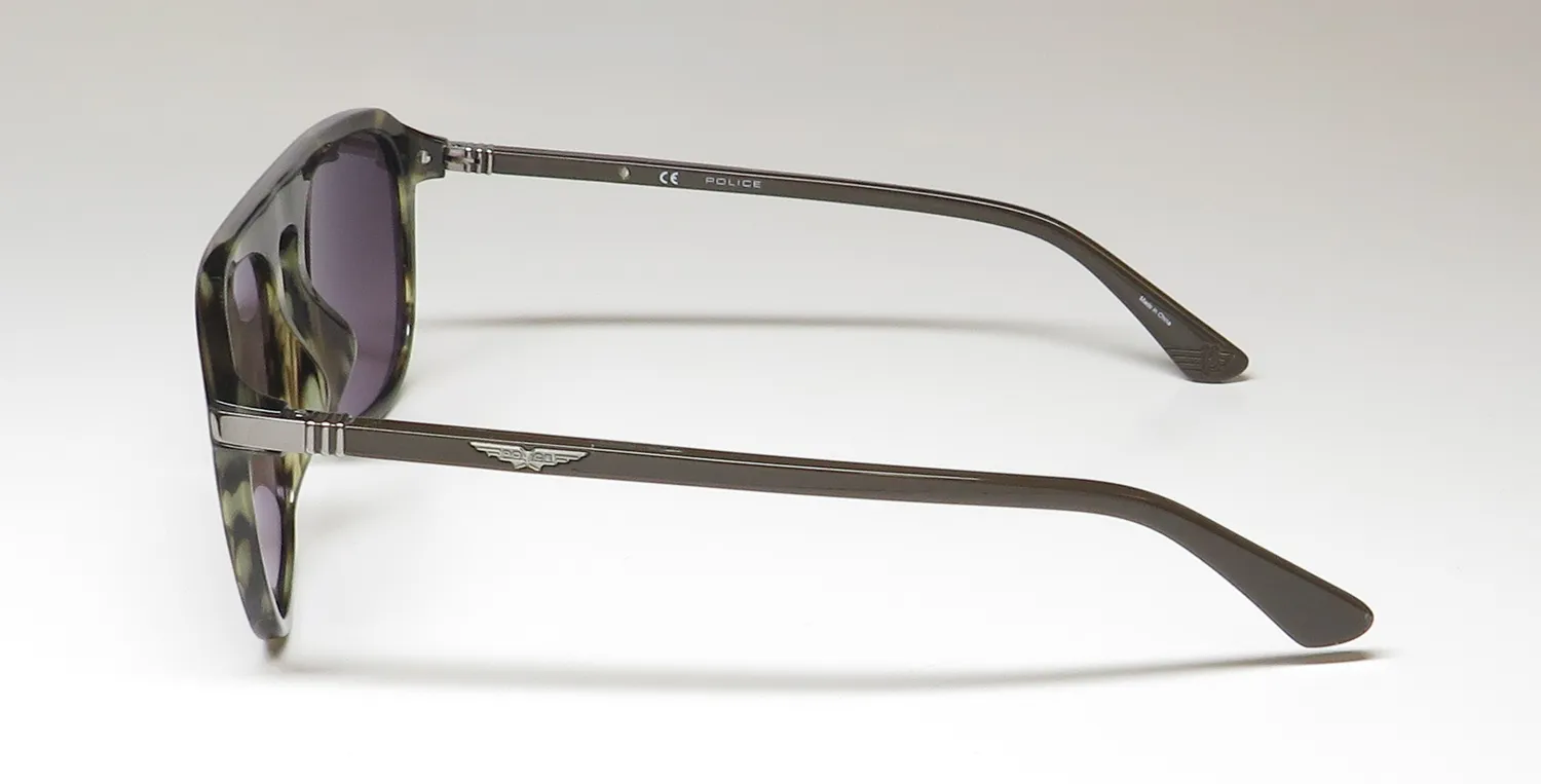 Police Sple06 7hlx Sunglasses Brown Havana 56mm 4