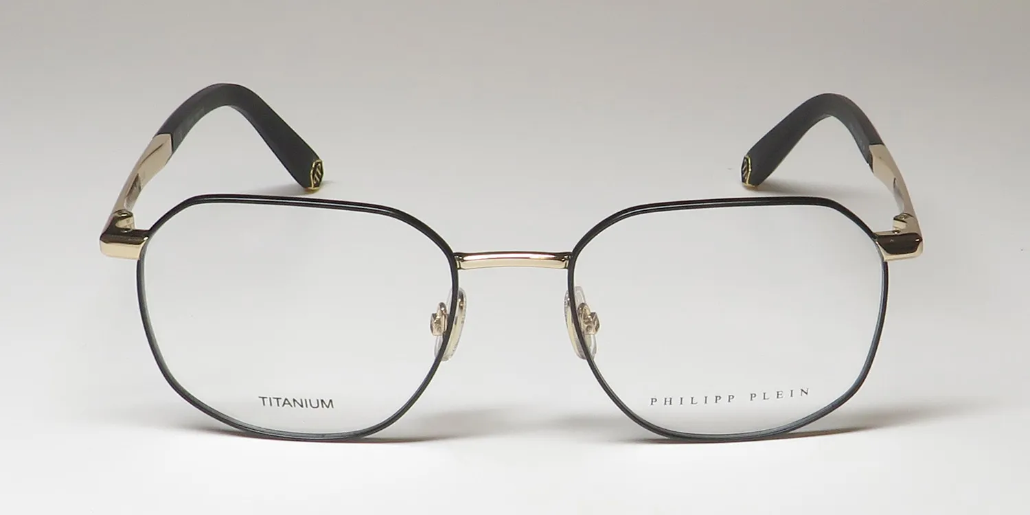 Philipp Plein Vpp020 Plein Titan Vision 0302 Eyeglasses Black 53mm 3