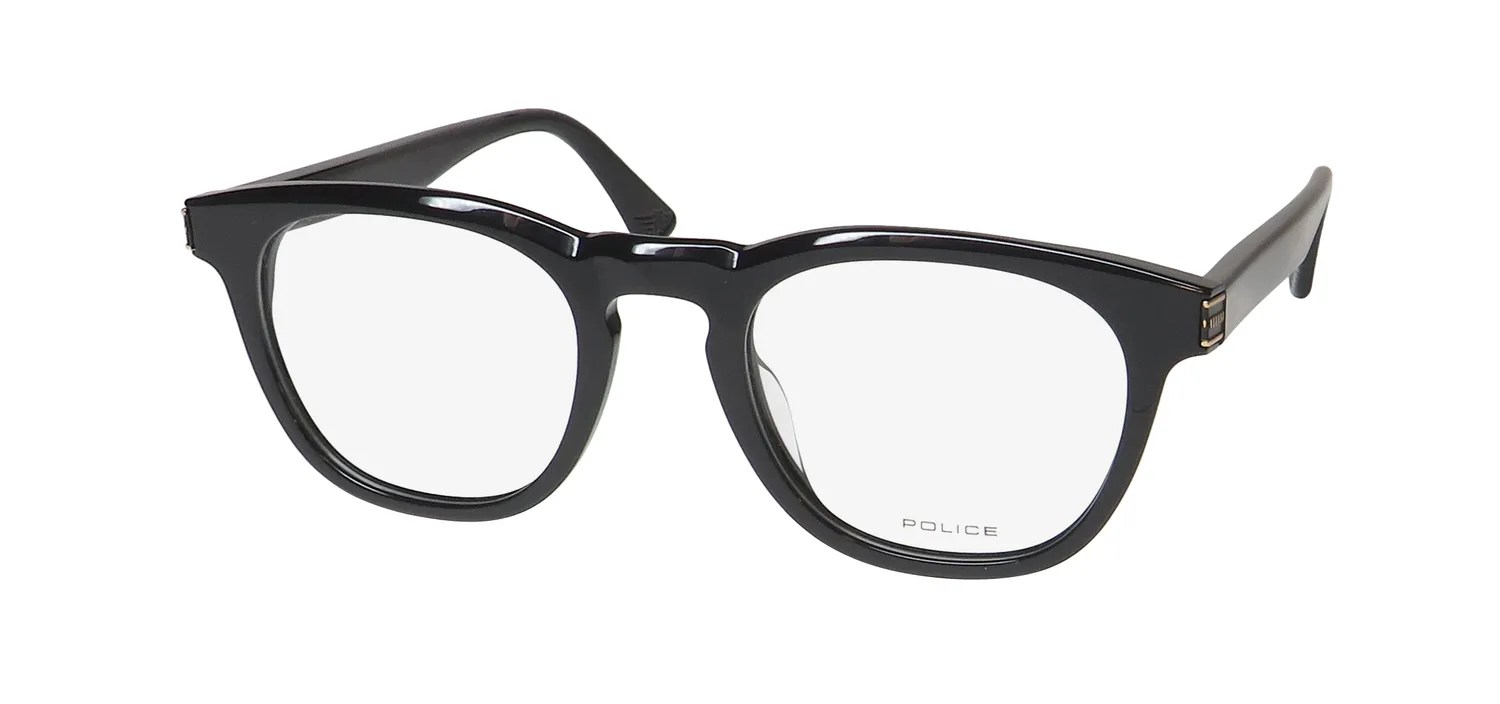 Police Vplf04 Origins Hero 4 0700 Eyeglasses Black 49mm