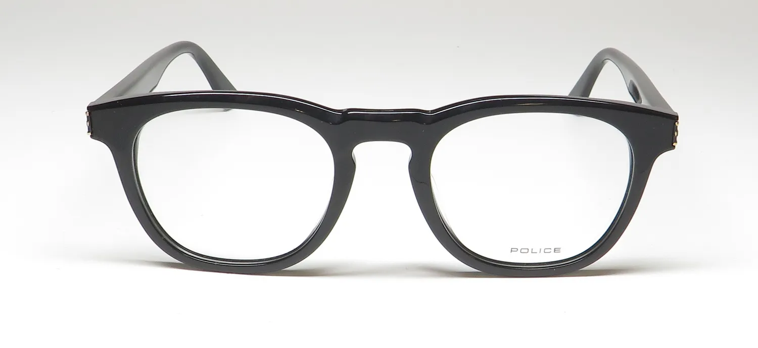 Police Vplf04 Origins Hero 4 0700 Eyeglasses Black 49mm 3