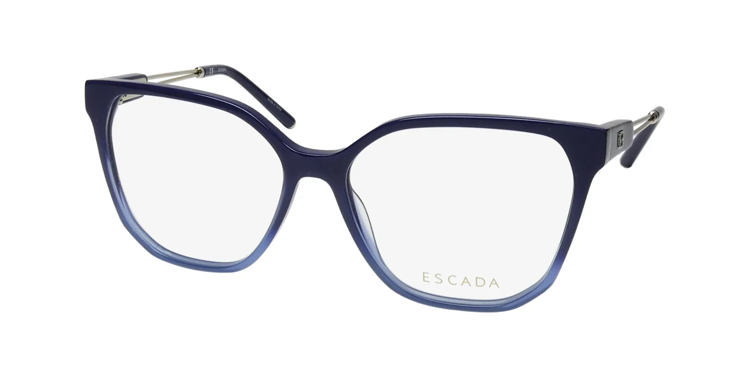 Escada Vesb27 0c18 Eyeglasses Blue 55mm