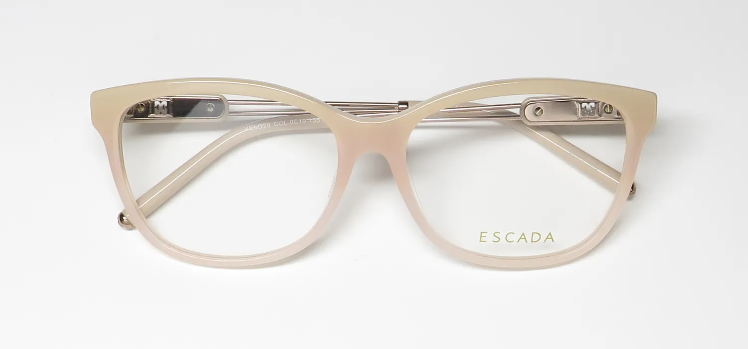 Escada Vesd28 0c19 Eyeglasses Rose 56mm 2