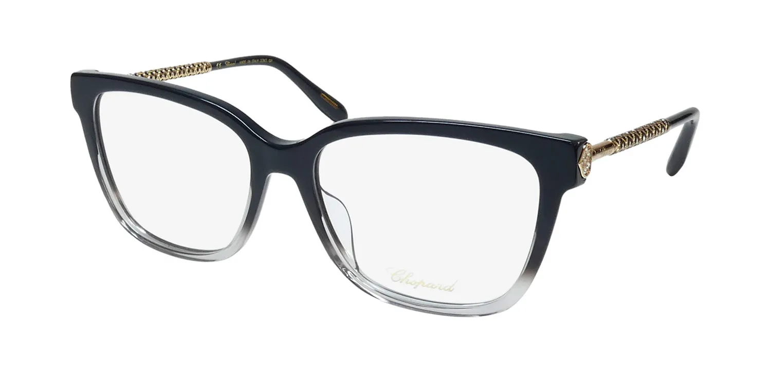 Chopard VCH333S 0fus Eyeglasses Black Havana 55mm