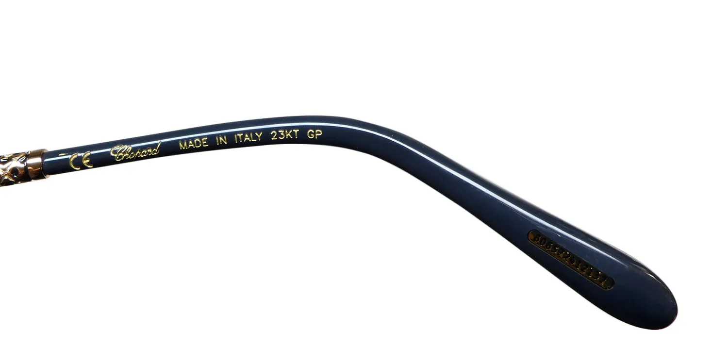 Chopard VCH333S 0fus Eyeglasses Black Havana 55mm 7