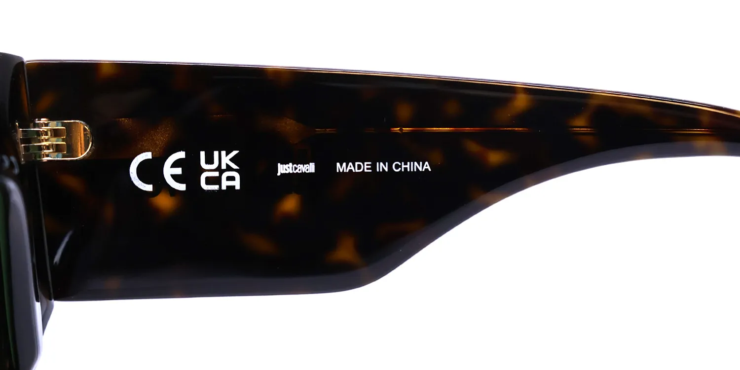 Just Cavalli Sjc022 0722 Sunglasses Dark Havana 56mm 7