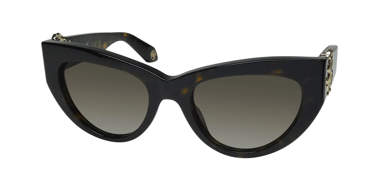 Roberto Cavalli Src017 0722 Sunglasses Dark Havana 53mm Women