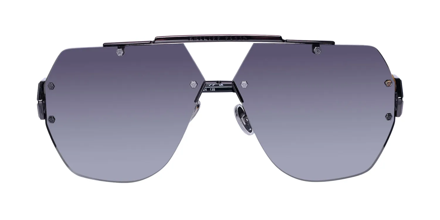 Philipp Plein Spp111 Plein Sleek 672x Sunglasses Black 66mm 2