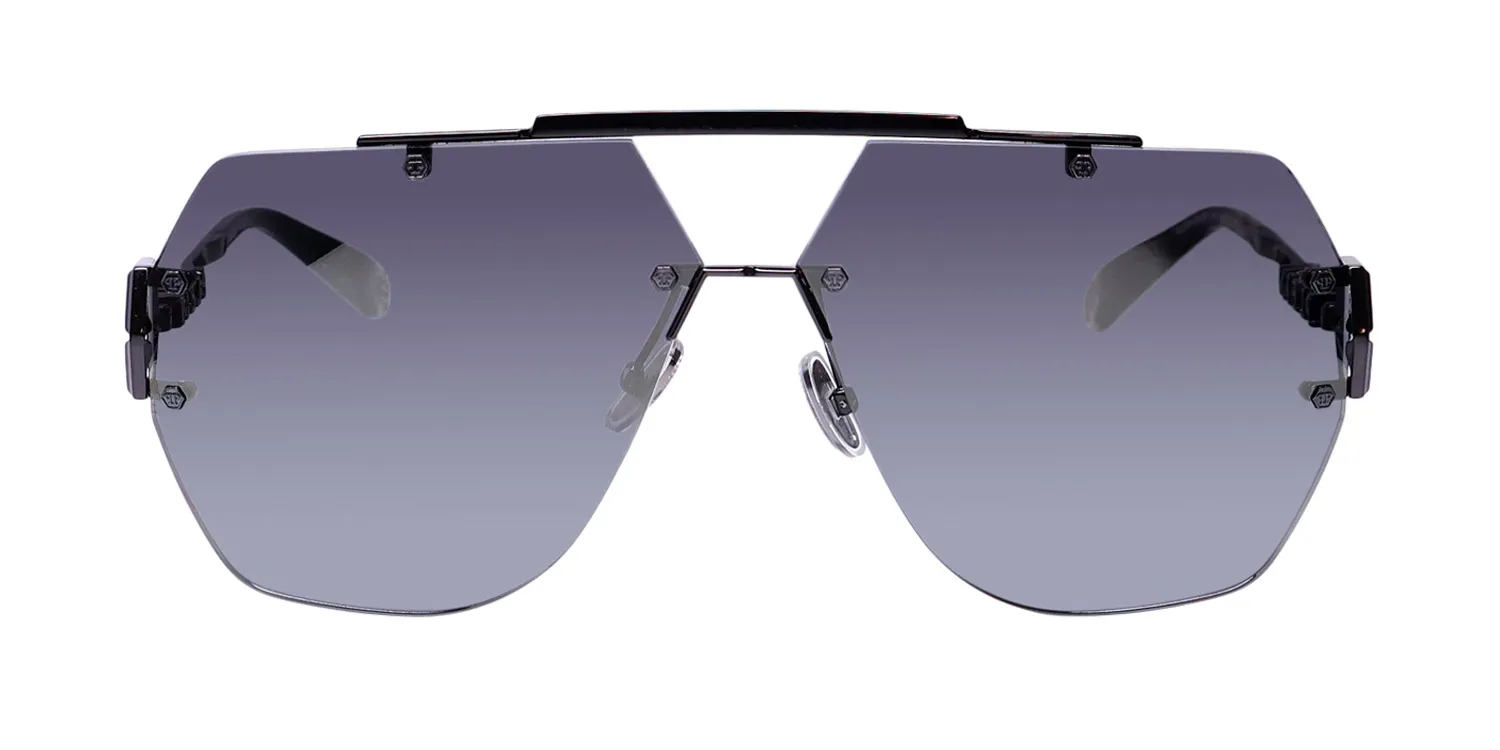 Philipp Plein Spp111 Plein Sleek 672x Sunglasses Black 66mm 3