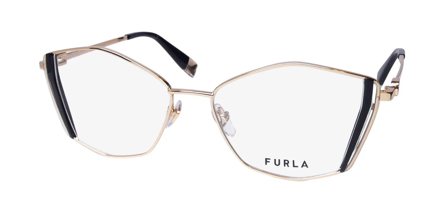 Furla Vfu770v 300y Eyeglasses Rose Gold 53mm