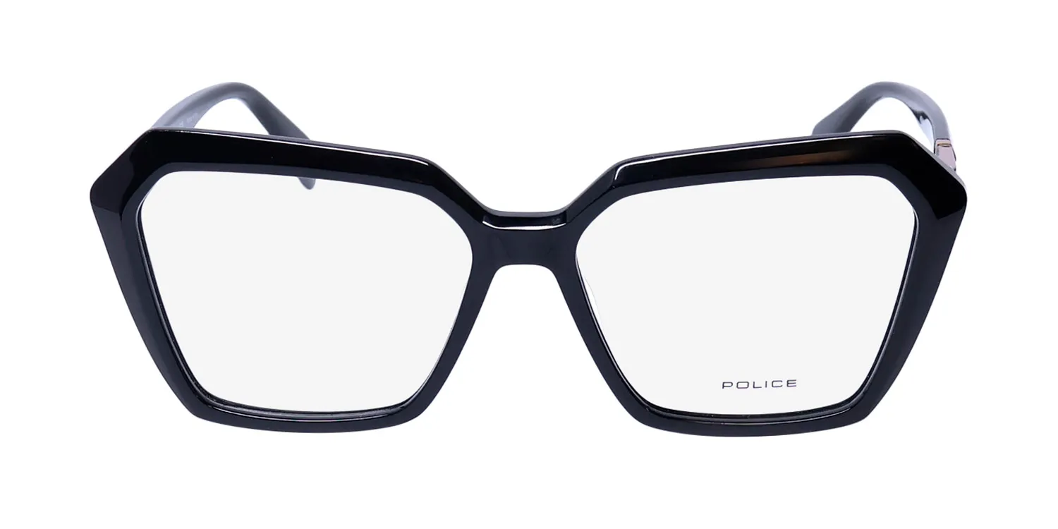 Police Vplp55 Mermaid 7 0700 Eyeglasses Shiny Black 55mm 3